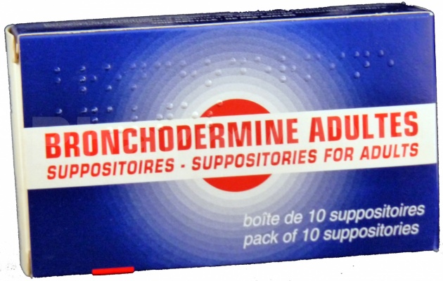Bronchodermine suppositoires