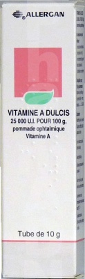 Vitamine A Dulcis 25 000 u.i. pour 100 g