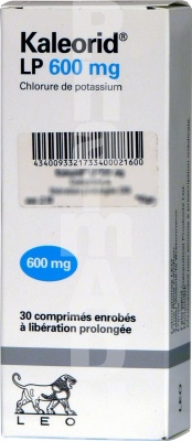 Kaléorid LP 600 mg