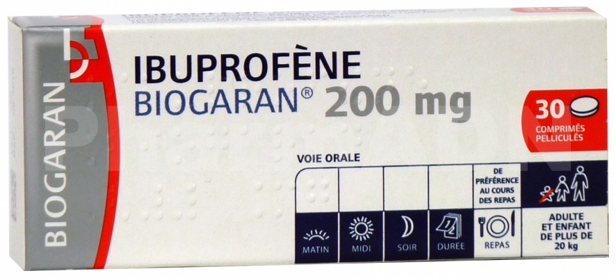 Ibuprofene Biogaran 200 mg