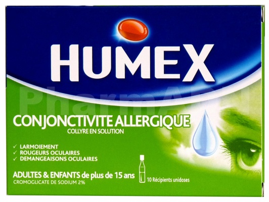 Humex Conjonctivite Allergique 2 %