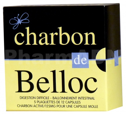 Charbon de Belloc 125mg