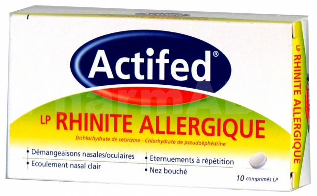 Actifed LP - Rhinite allergique