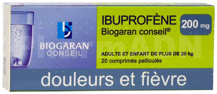 Ibuprofene Biogaran Conseil 200 mg