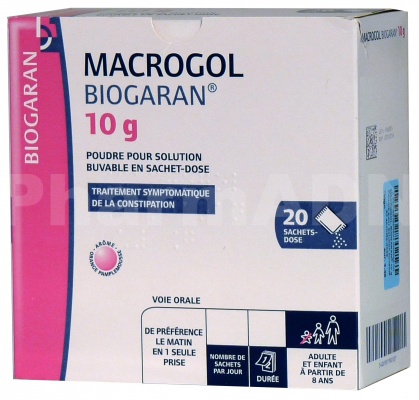 Macrogol biogaran 10 g
