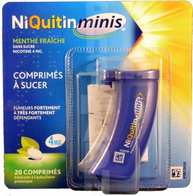 Niquitinminis 4 mg sans sucre