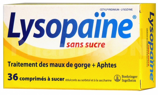 Lysopaïne - Sans sucre