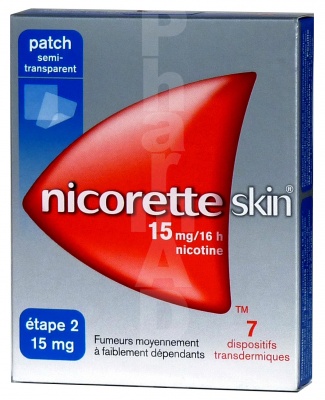 Nicoretteskin 15 mg/16 heures