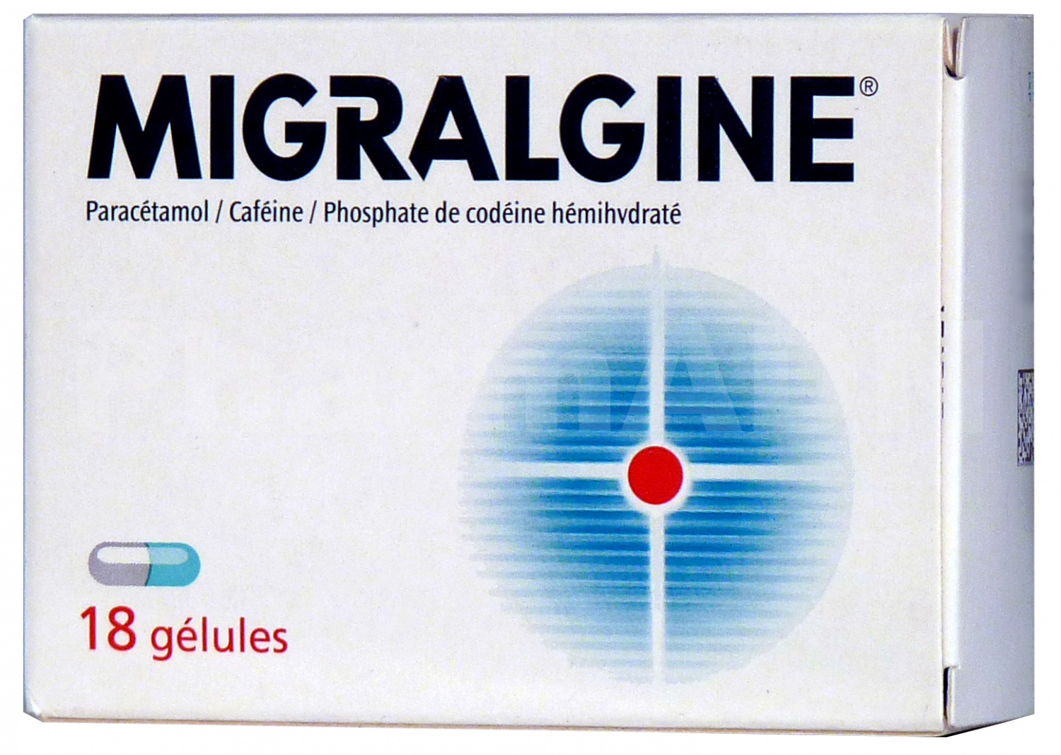 Migralgine 3 plaquettes de 6 gélules - Johnson & Johnson Santé Beauté France