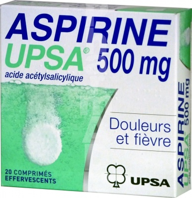 Aspirine UPSA 500 mg