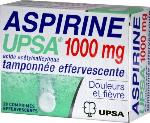 Aspirine UPSA Tamponnée effervescente 1000 mg