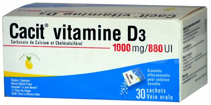 Cacit Vitamine D3 1000 mg/880 UI