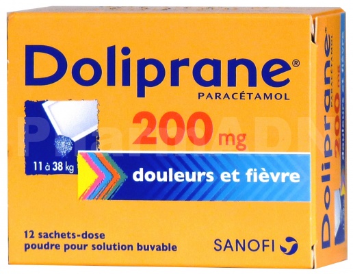 Doliprane 200 mg