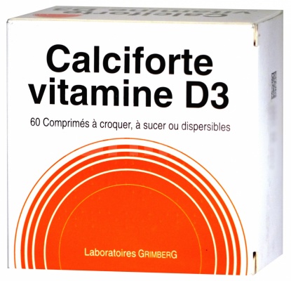 Calciforte vitamine d3, comprimé à croquer