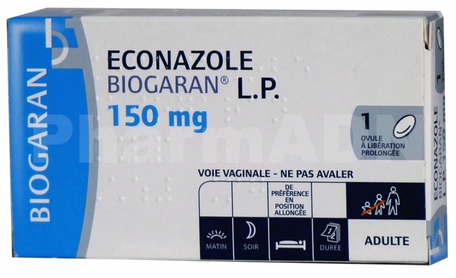 Econazole biogaran L.P. 150 mg