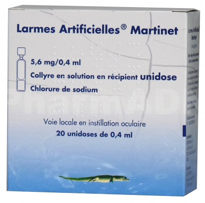 Larmes Artificielles Martinet 5,6 mg/0,4 ml