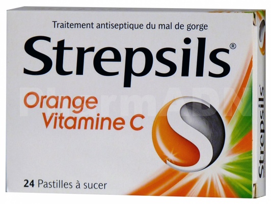 Strepsils orange vitamine c