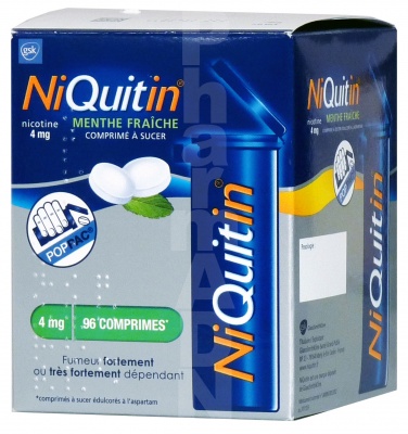 Niquitin menthe fraiche 4 mg