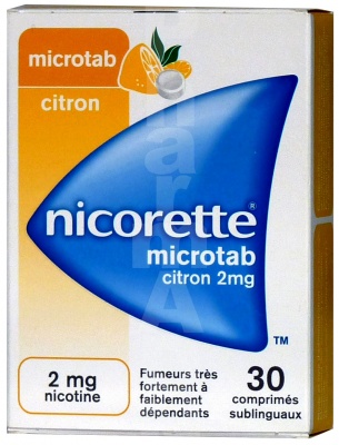 Nicorette microtab citron 2 mg