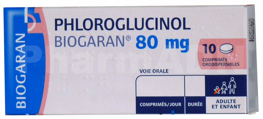 Phloroglucinol biogaran 80 mg
